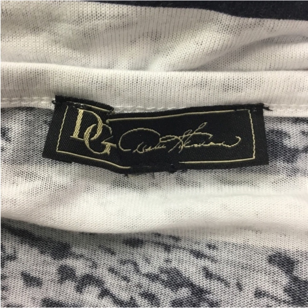 DG2 Diane Gilman floral embellished burnout short sleeve tee Woman’s L - Picture 8 of 16